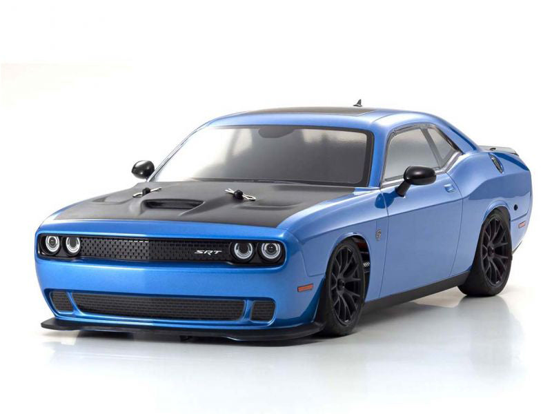 Kyosho Fazer Mk2 2015 Dodge SRT Challenger Hellcat Crazy B5 Blue, RTR Muscle Car