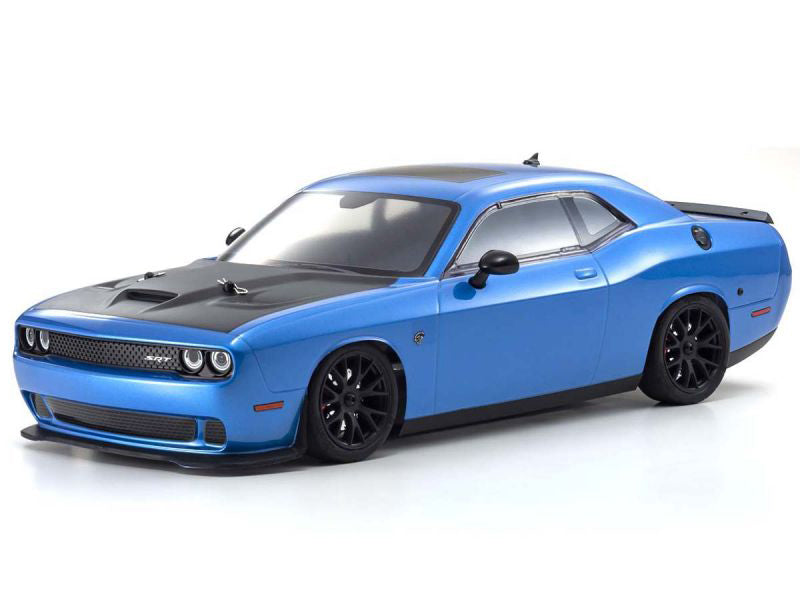 Kyosho Fazer Mk2 2015 Dodge SRT Challenger Hellcat Crazy B5 Blue, RTR Muscle Car