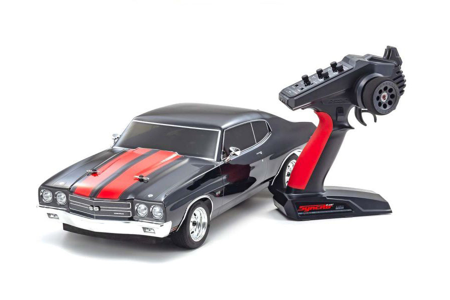 Kyosho Fazer Mk2 1970 Chevy Chevelle SS 454 LS6, Tuxedo Black - RTR Muscle Car