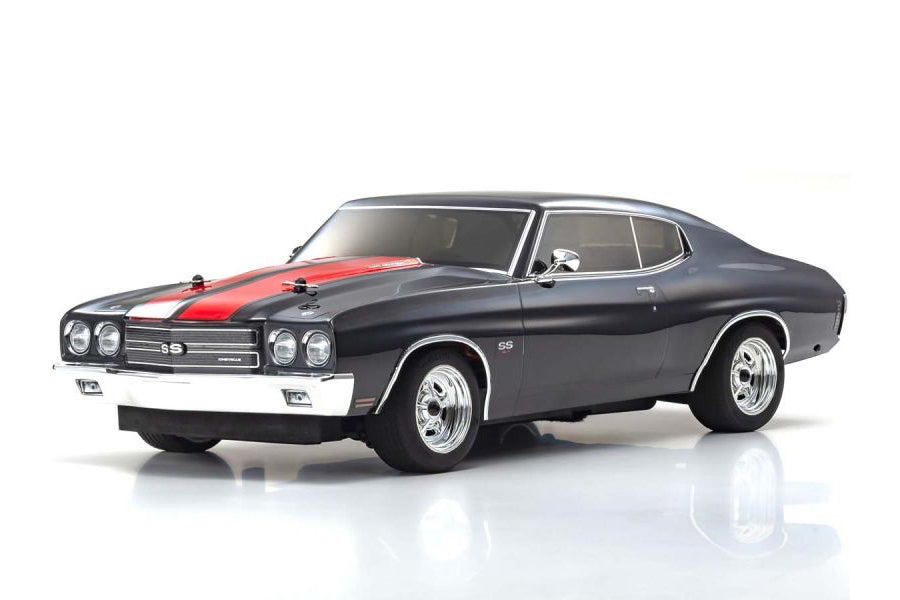 Kyosho Fazer Mk2 1970 Chevy Chevelle SS 454 LS6, Tuxedo Black - RTR Muscle Car