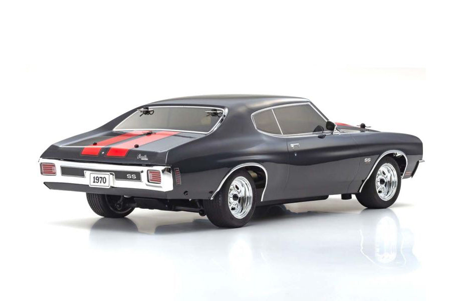 Kyosho Fazer Mk2 1970 Chevy Chevelle SS 454 LS6, Tuxedo Black - RTR Muscle Car