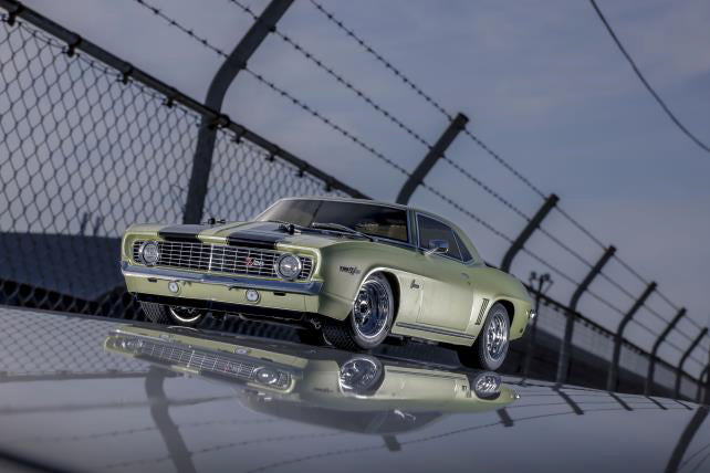 Kyosho Fazer Mk2 Readyset with 1969 Chevy Camaro Z28 Body (Frost Green) Muscle Car