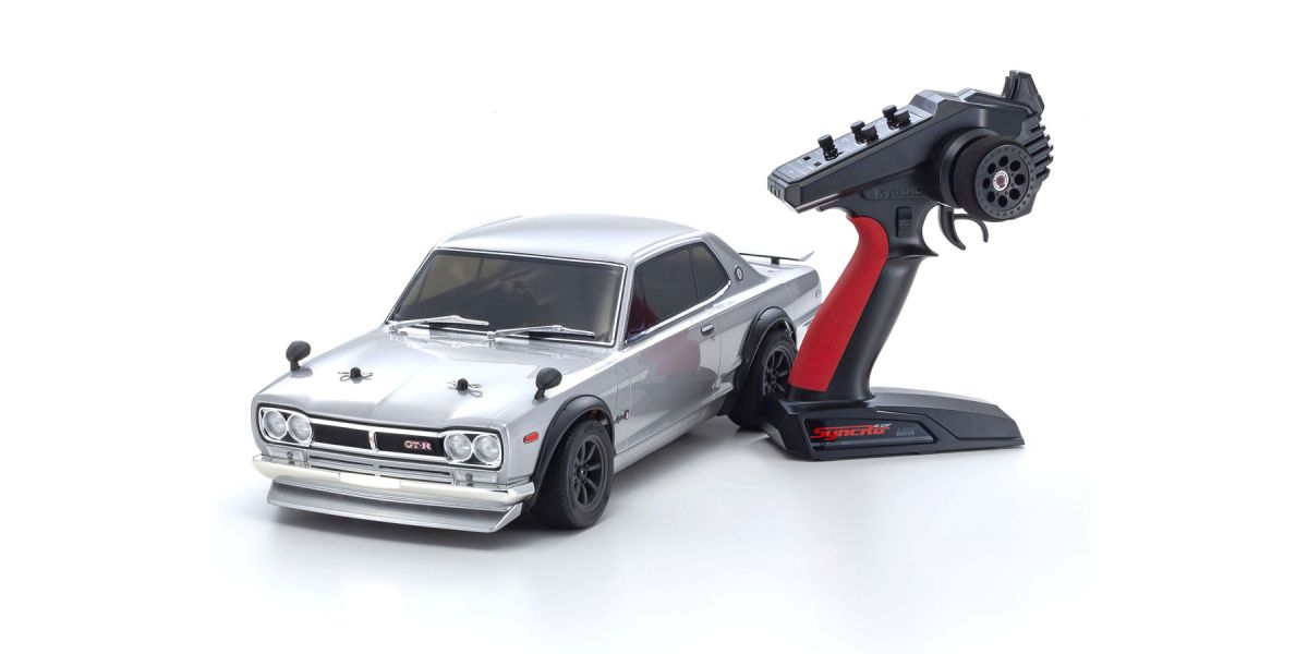 Kyosho FAZER Mk2 Nissan Skyline 2000GT-R Tuned Version - Silver JDM Car