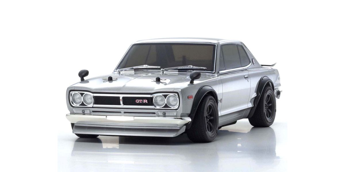 Kyosho FAZER Mk2 Nissan Skyline 2000GT-R Tuned Version - Silver JDM Car