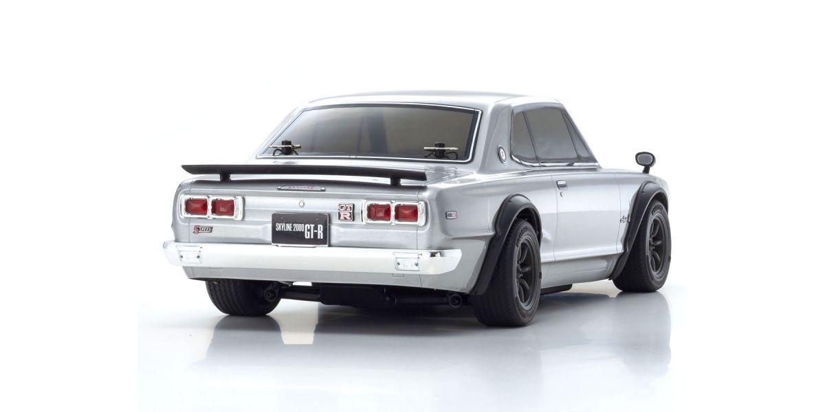 Kyosho FAZER Mk2 Nissan Skyline 2000GT-R Tuned Version - Silver JDM Car