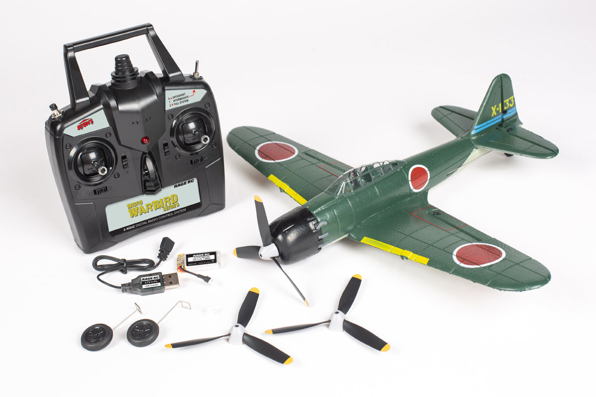 Mitsubishi A6M Zero Micro RTF Airplane w /PASS System